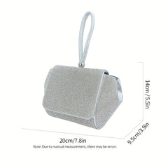 Sparkly Rhinestone Evening Bag Clutch Purse for Women