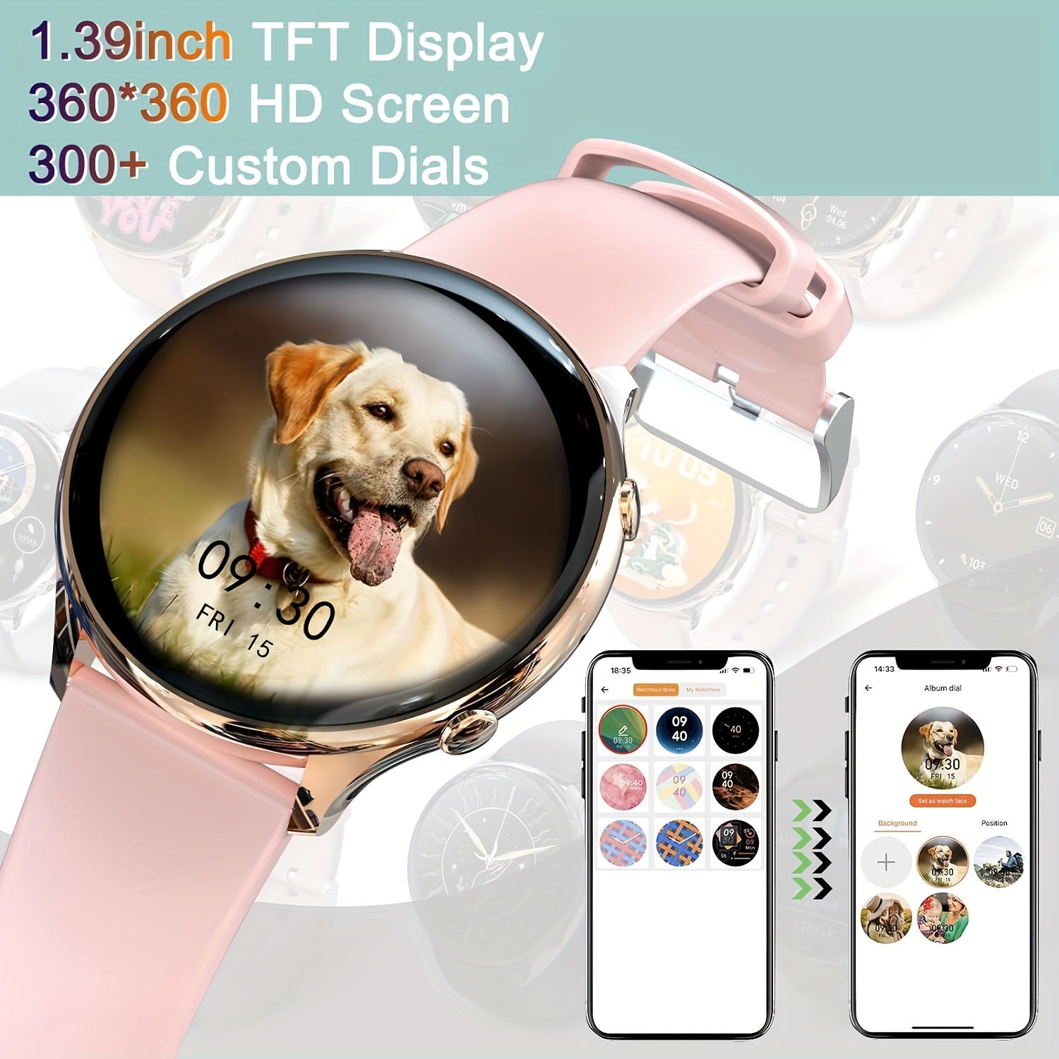 Little Meatball Women's Smartwatch with Call