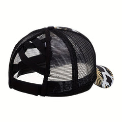 Unisex Mesh Trucker Cap Baseball Hat Sun Hat Dad Fishing Hat