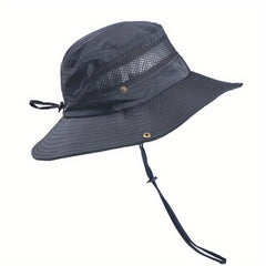 Wide Brim Sun Hat UV Protection Outdoor Bucket Hat Unisex Boonie Hats