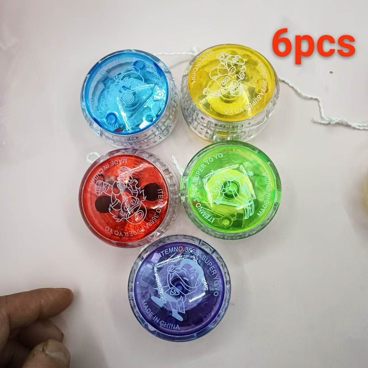 Colorful Glowing Bouncy Ball for Classroom Prize Christmas Halloween