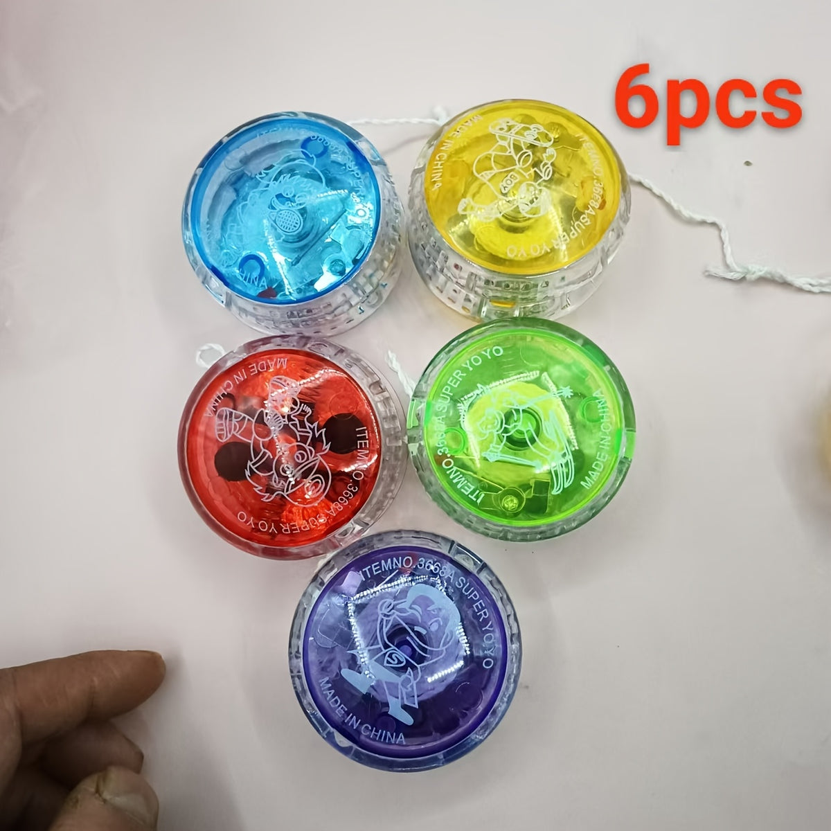 Colorful Glowing Bouncy Ball for Classroom Prize Christmas Halloween