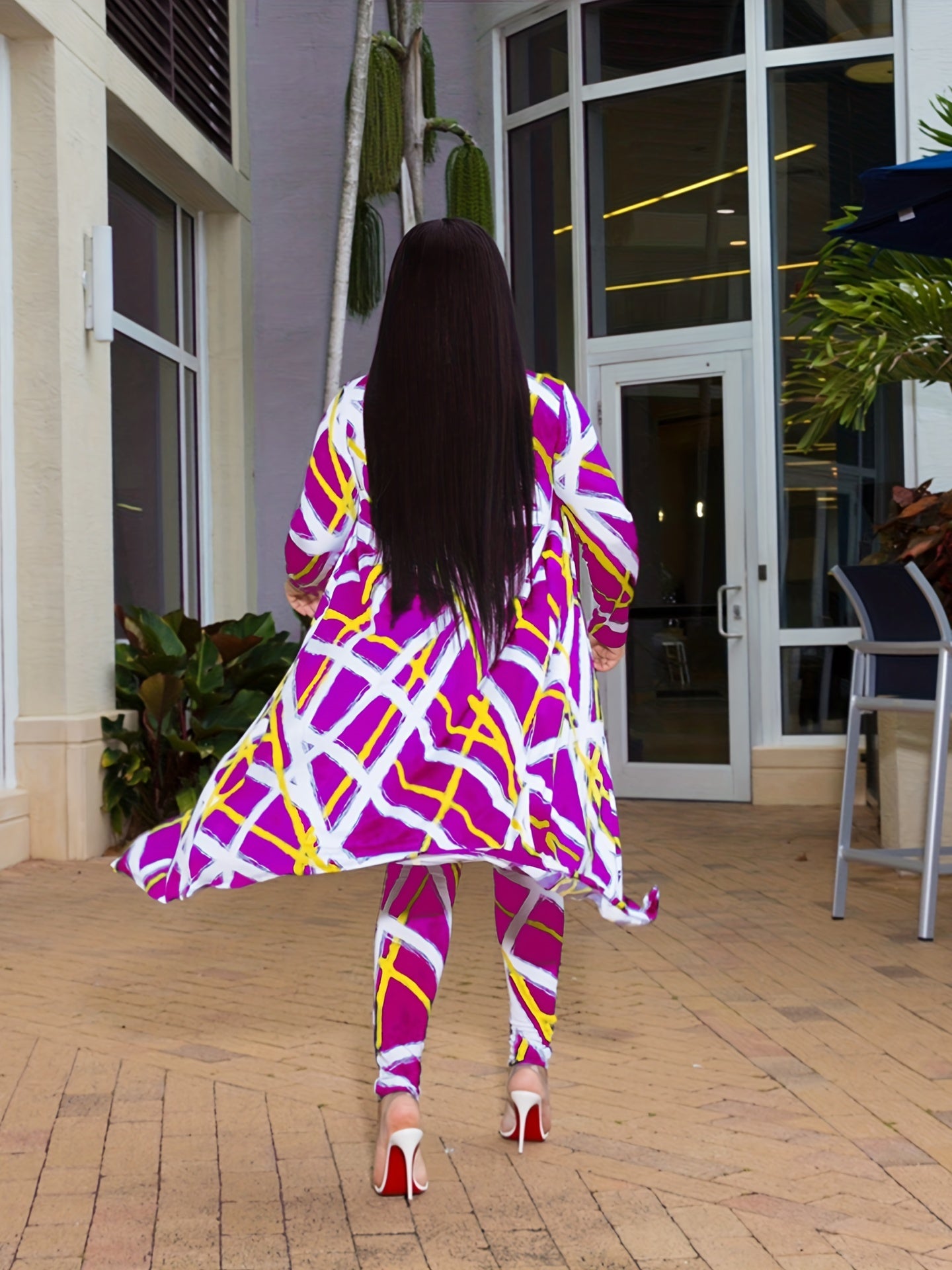 Casual Graphic Print Two piece Set Outfits Women's Clothing