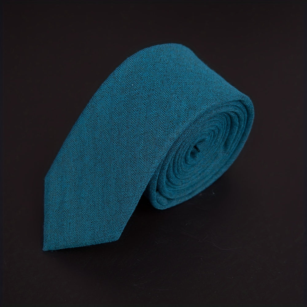 Men's Striped Solid Necktie Business Wedding Party Necktie