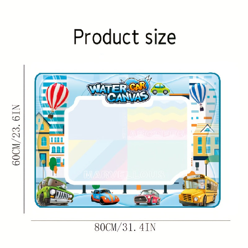 Water Graffiti Mat Kids Drawing Doodle Toy with Magic Pen Space Theme