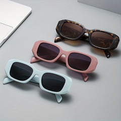 Y2K Square Sunglasses Candy UV400 Sun Shades for Beach