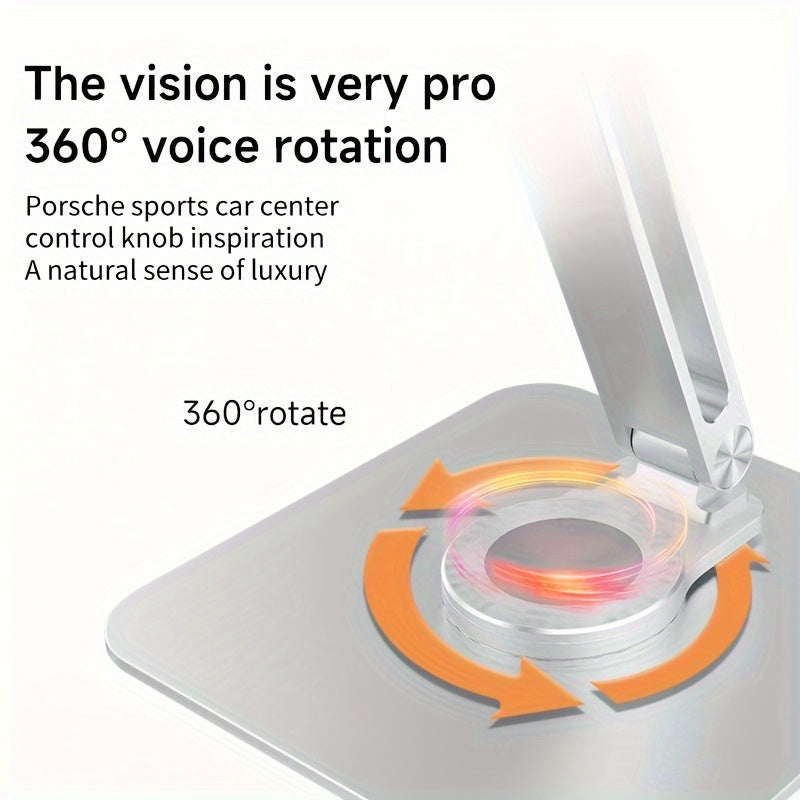 Adjustable Laptop Stand 360 Rotating Base Ergonomic Riser for Collaborative Work