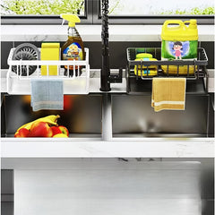 Sink Rack Sponge Drain Rack Stainless Steel Organizer