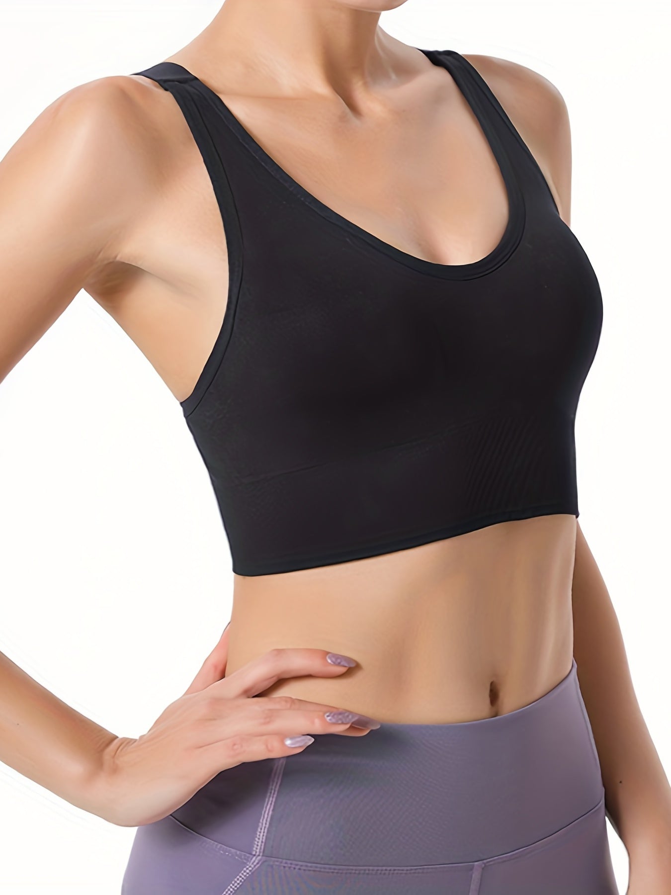 Criss Cross Back Sports Bra for Women