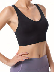Criss Cross Back Sports Bra for Women