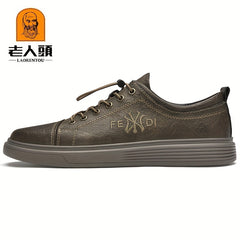 Men's Lace up Sneakers Casual Walking Shoes Comfortable And Breathable