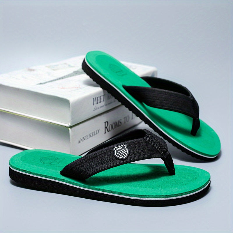 Men's Non Slip Flip Flops for Indoor Outdoor Beach