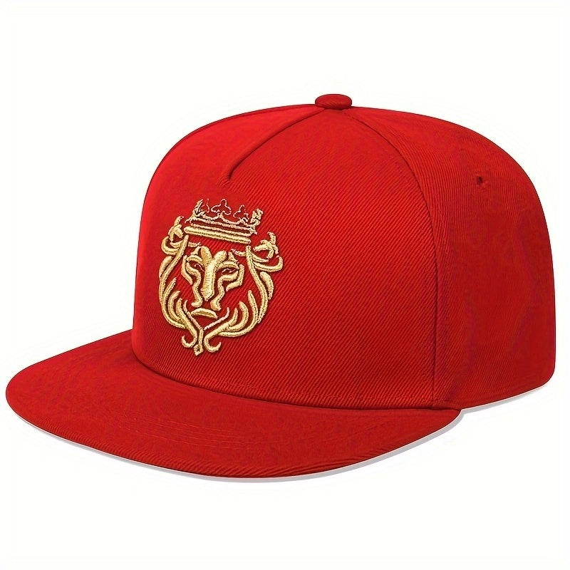 Men's Lion Crown Baseball Cap Adjustable Casual Hat Hip Hop Style