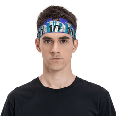 Messi Soccer Jersey Headband, Non Slip Bandana with Messi's Name & Number 10