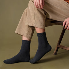 5pairs Winter Crew Socks Outdoor Thick Warm Wool Socks