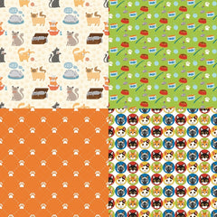 24pcs Cat Pattern Scrapbook Papers DIY Albums & Journals