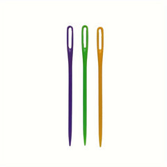 5pcs Large Eye Plastic Sewing Needles Safety Lacing Learning DIY Crafts