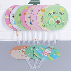 5pcs Cartoon Fan Small Animal Pattern Fan For Kids Girls Women