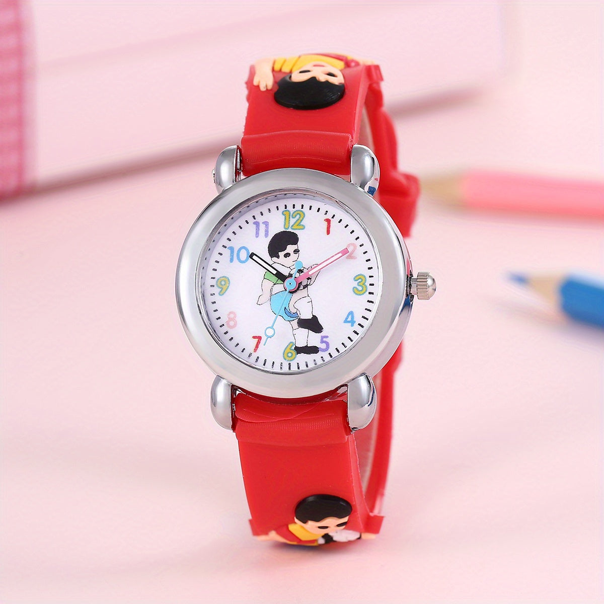 Cartoon Football Teenager Quartz Watch Holiday Gift