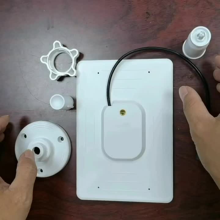 3W 5V Solar Security Camera Charging Plate with 360 Rotation