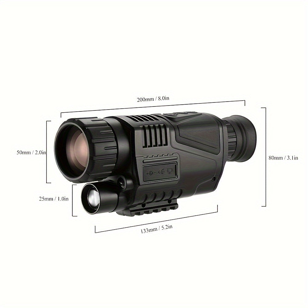 NV300 Night Vision Monocular 8X Digital Zoom Infrared Device Rechargeable