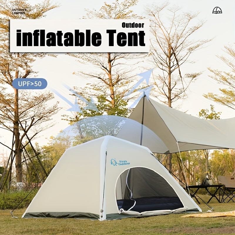 Outdoor Inflatable Tent Waterproof Sunscreen Portable Folding Tent