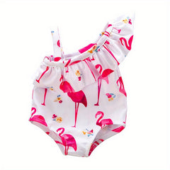 American Girl Doll Clothes Flamingo Swimsuit Doll Bikini Summer Bathing Suit