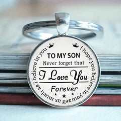 Zinc Alloy Crown Keychain For Men - Vintage Keychain For Son