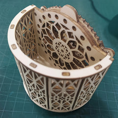 3D Wooden Puzzles Calendar & Pen Holder Kit
