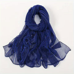 Thin Breathable Gauze Hijab Solid Shawl for Women