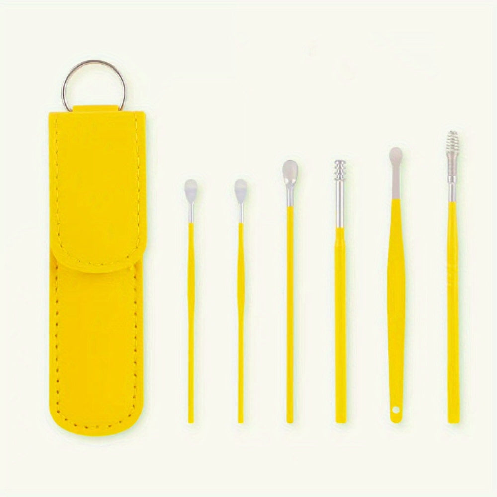 Stainless Steel Ear Pick Set Professional Ear Wax Remover 6Pcs