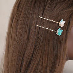 Butterfly Decor Bobby Pin Hair Clip Non Slip Accessory