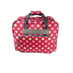 Dot Printed Sewing Machine Bag Waterproof Dustproof Handbag