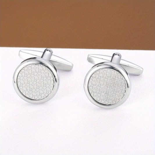 Romantic Round Cufflinks Business For Men