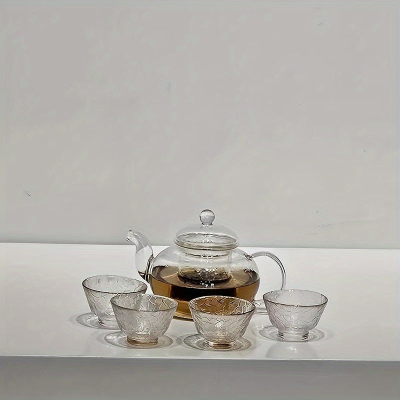 High Boron Glass Tea Pot with Filter