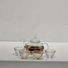 High Boron Glass Tea Pot with Filter
