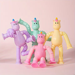 DIY Telescopic Animal Toys 4 Packs - Fun Decompression Toys for Kids