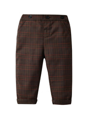 Boys Casual Gingham Pants Autumn/Winter