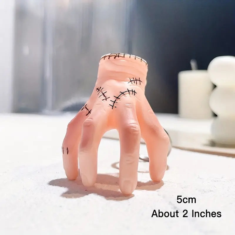 Wednesday Character Keychain - Spooky Touch for Your Keys