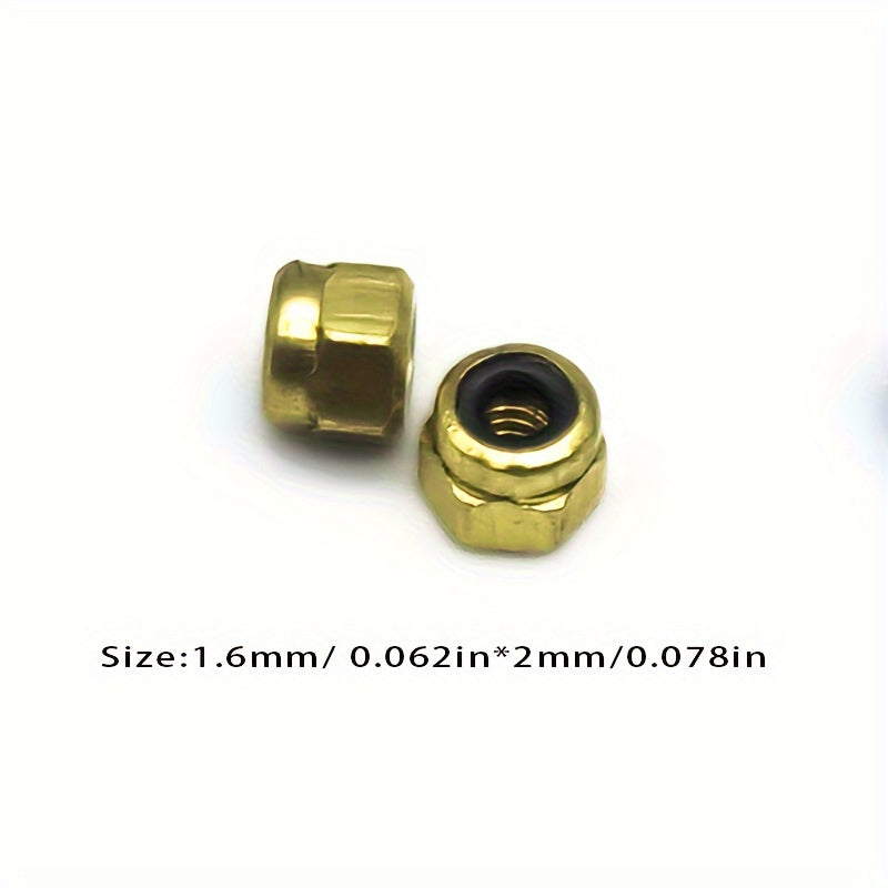 6PCS Finger Plate Locking Nut Self-locking Nut For Skateboard