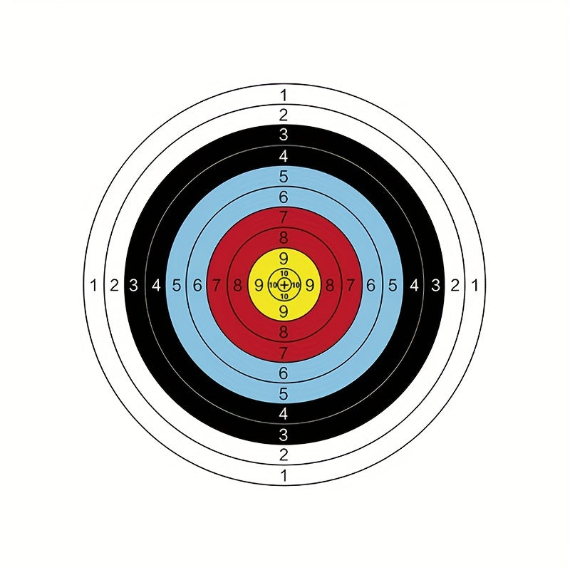 10pcs 40x40cm Archery Targets Paper Practice Training Bow Arrow Darts Targets