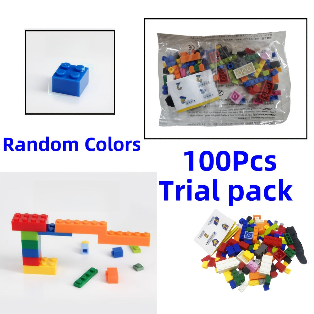 Random Plug in Building Blocks Set Safe ABS Material