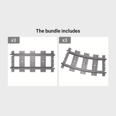 Train Track Building Blocks Educational Toys for Kids - Perfect Gift Idea