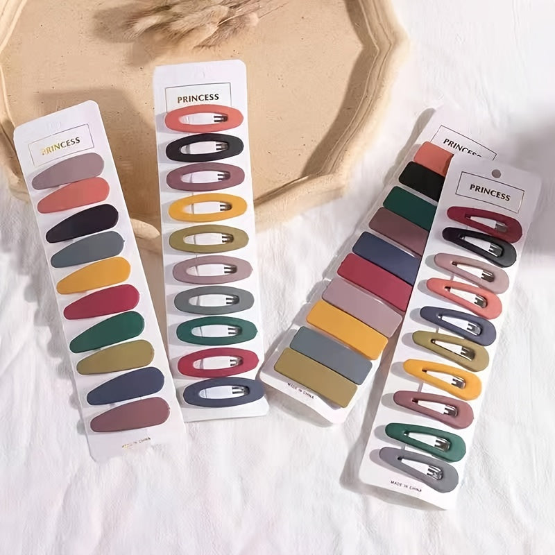 10pcs Candy Hairclip Hairpin Snap Clip Barrette Hair Accessories