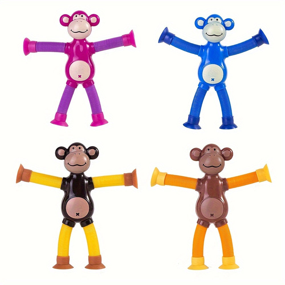 DIY Telescopic Animal Toys 4 Packs - Fun Decompression Toys for Kids