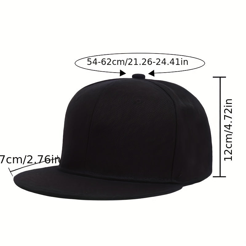 Hip Hop Sunshade Baseball Cap Flat Brim Hat