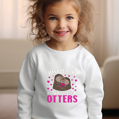 Girls Mole Pattern Crew Neck Sweatshirt Spring Fall Christmas