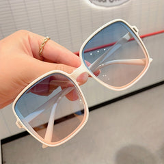 Oversized Square Sunglasses Gradient Glasses Driving Party UV400