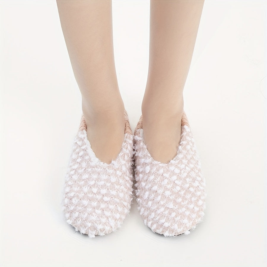 Plush Floor Socks Soft & Warm Low Cut Socks Women's Stockings