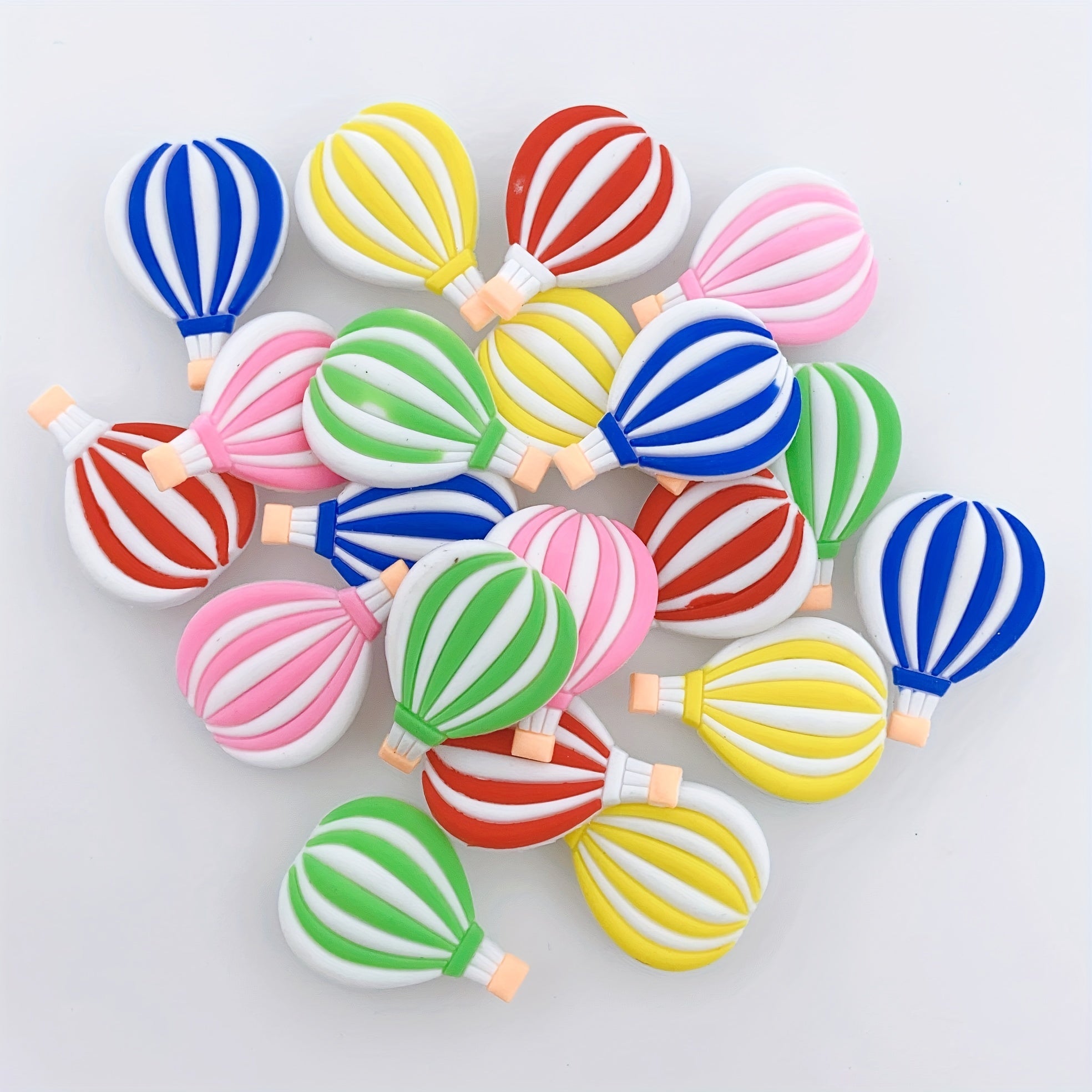 20pcs Balloon Shape Shoe Charm PVC Soft Rubber DIY Shoe Accessories